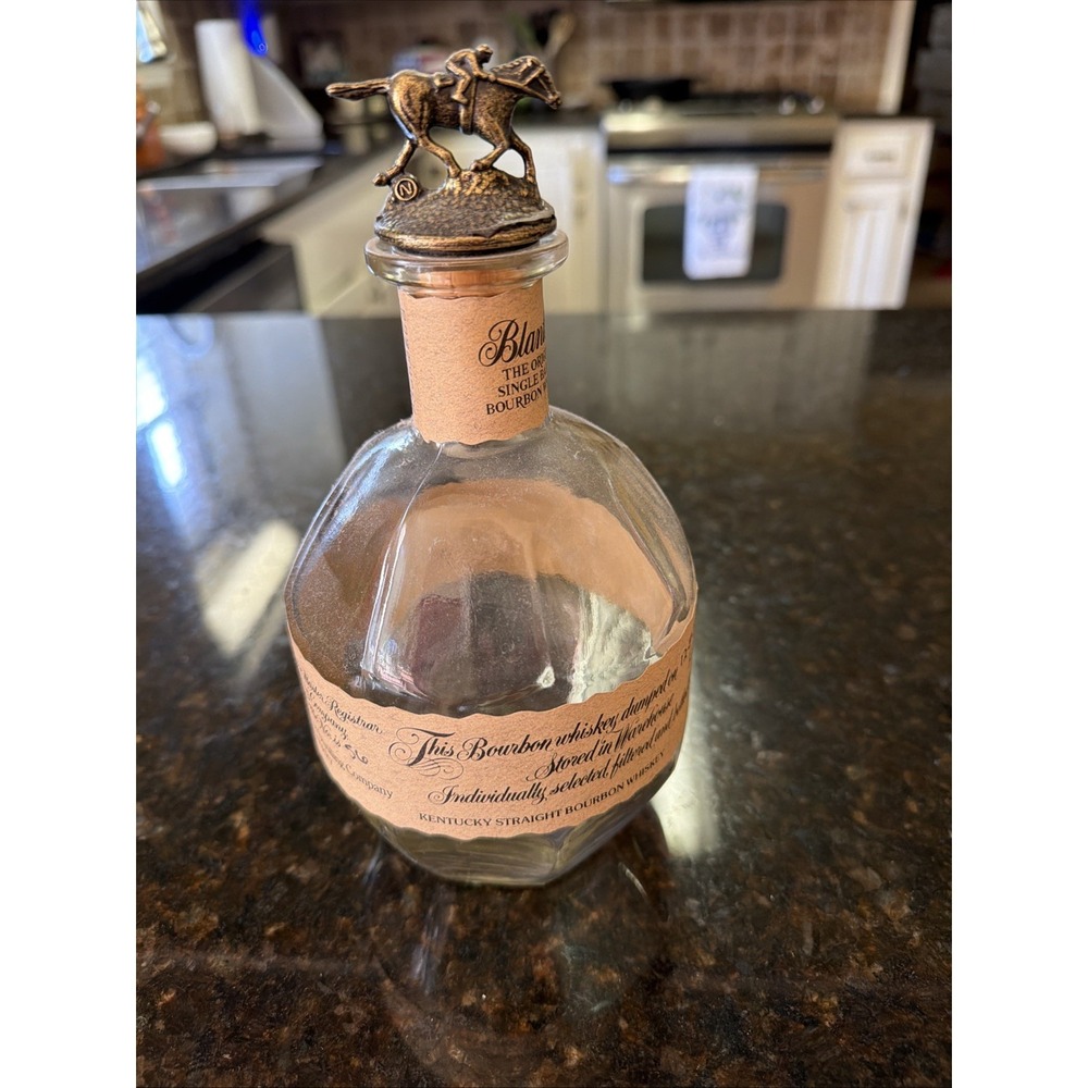 Blanton's The Original Single Barrel, Bourbon Whiskey, EMPTY Bottle & Stopper"N"